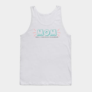 Mom lovely definition - Happy Mothers Day Gift - Gift for mom Tank Top